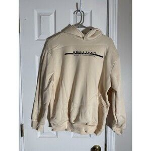 SHEIN Kids Cream Hoodie Sweatshirt “Brilliant” Graphic Size 14Y New